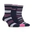 Jeep Ladies Jeep 3Pair Boot Socks - Navy