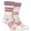Jeep Ladies Jeep 2Pk Brushed Boot Socks - Rose