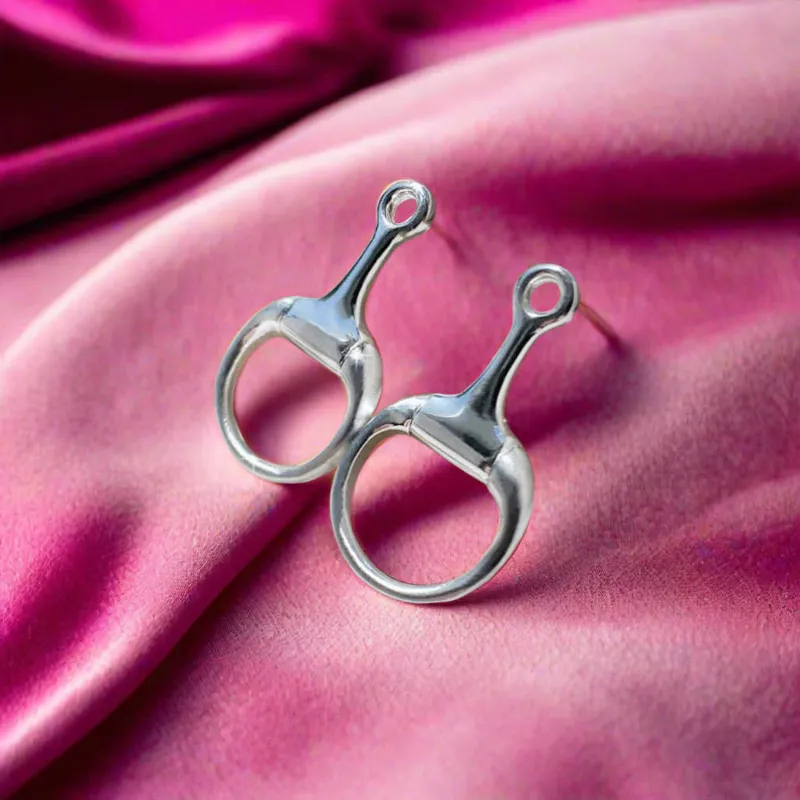 Falabella Large Snaffle Earrings