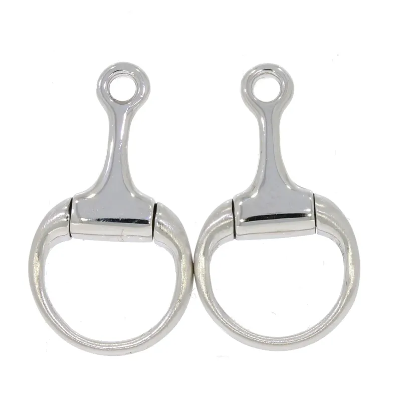 Falabella Large Snaffle Earrings-3