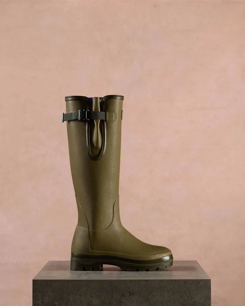 Le Chameau Women's Vierzonord Neoprene Lined Wellingtons Vert Vierzon-8