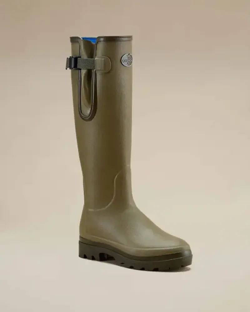 Le Chameau Women's Vierzonord Neoprene Lined Wellingtons Vert Vierzon-7