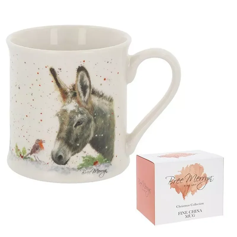 Bree Merryn Diana and Ross Donkey Robin Mug Boxed