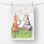 Draw Tea Towel Mad Cow
