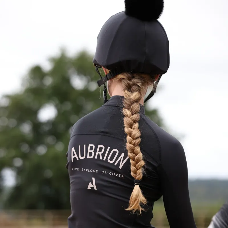 Aubrion React Long Sleeve Base Layer -Young Rider Shadow-3