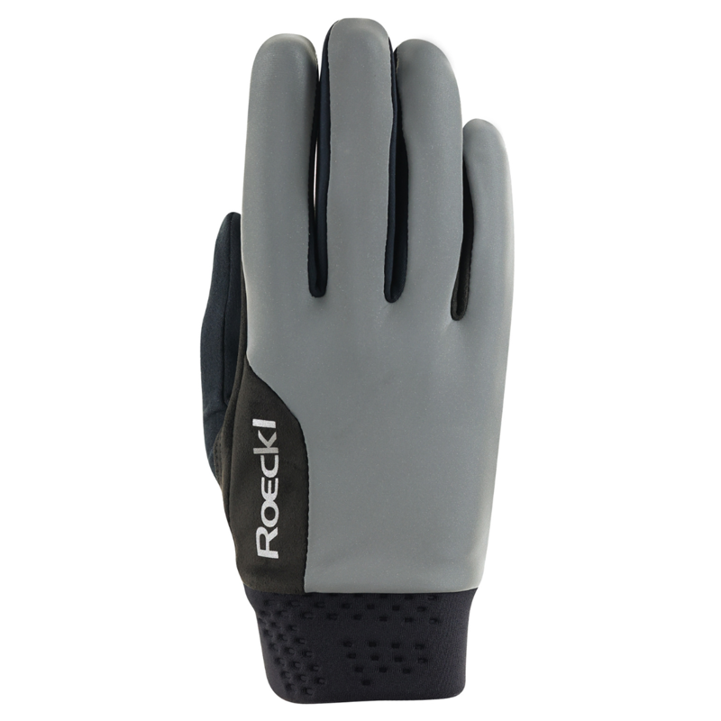 Roeckl Wolfach Riding Gloves Silver Reflect