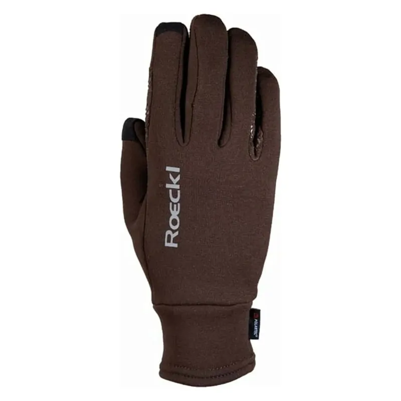 Roeckl Weldon Polartec Riding Gloves Mocha