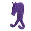 Perry Equestrian Horse Head Double Stable/Wall Hook in Purple