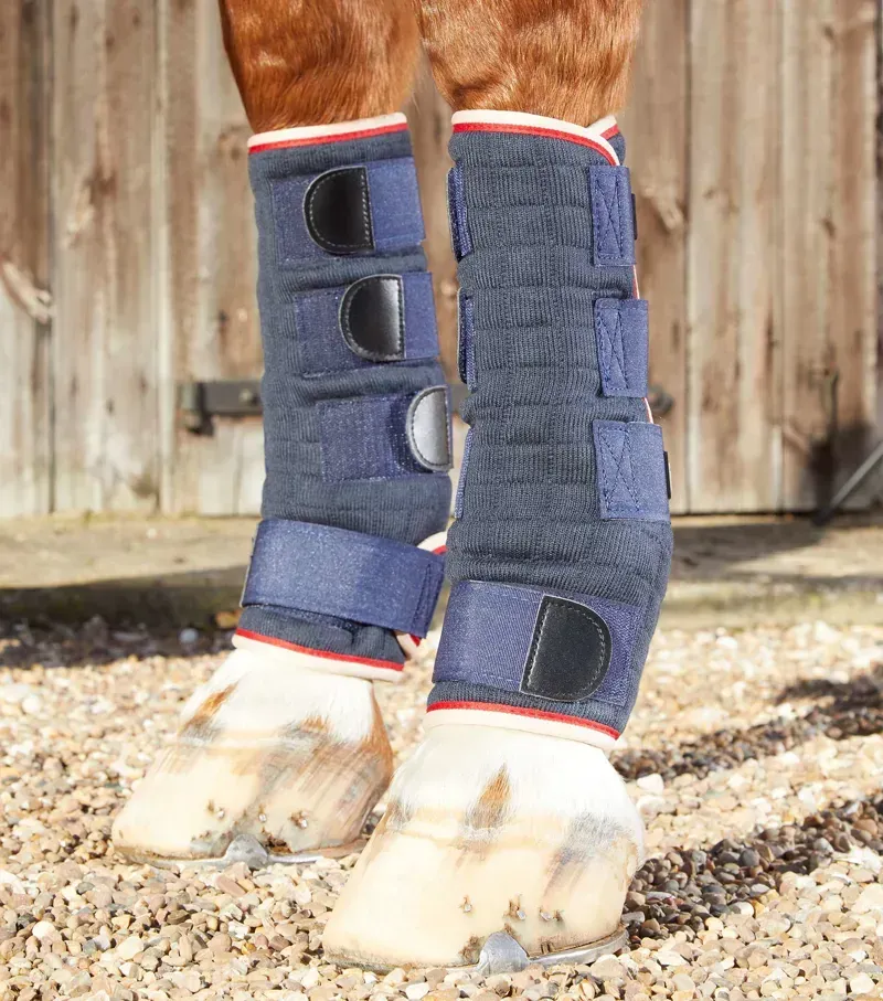 Premier Equine Quick Dry Horse Leg Wraps in Navy-1