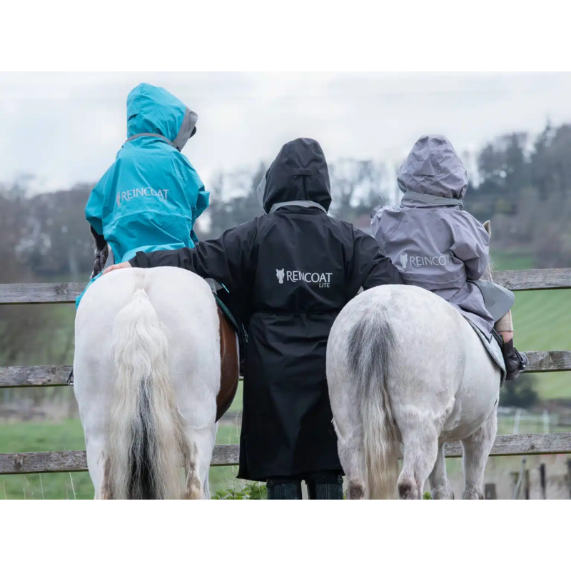 Equicoat Reincoat Lite Black Childrens-1