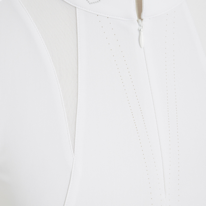 Samshield Women's Cassy Short Sleeve Show Shirt White White Mesh-2