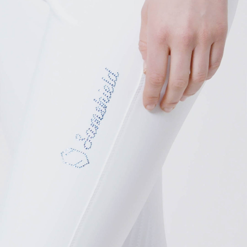 Samshield Ladies Adele Boreal Knee Grip Breeches White Paradise Shine-2