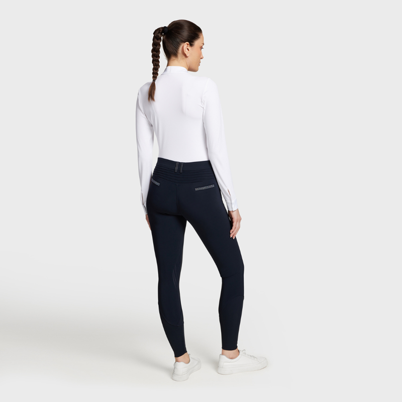 Samshield Ladies Adele Knee Grip Breeches Navy-2