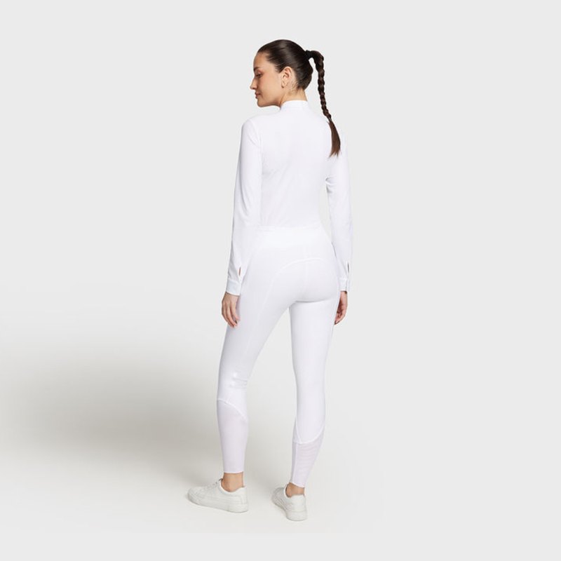 Samshield Ladies Alpha Knee Grip Breeches White-2