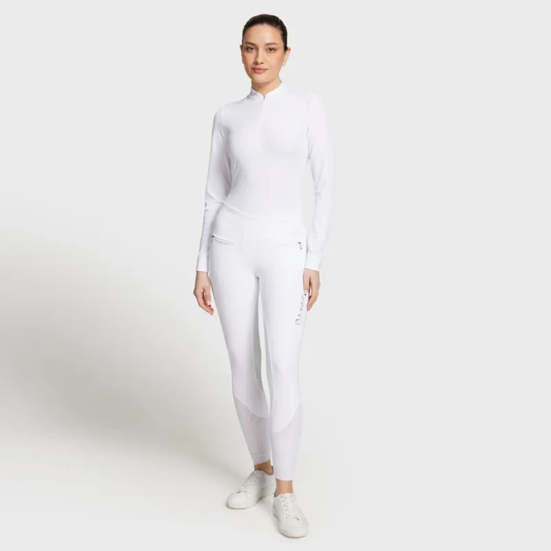 Samshield Ladies Alpha Knee Grip Breeches White