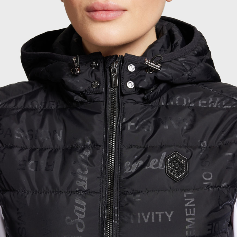 Samshield Ladies Alta Badia Puffa Vest Black-2