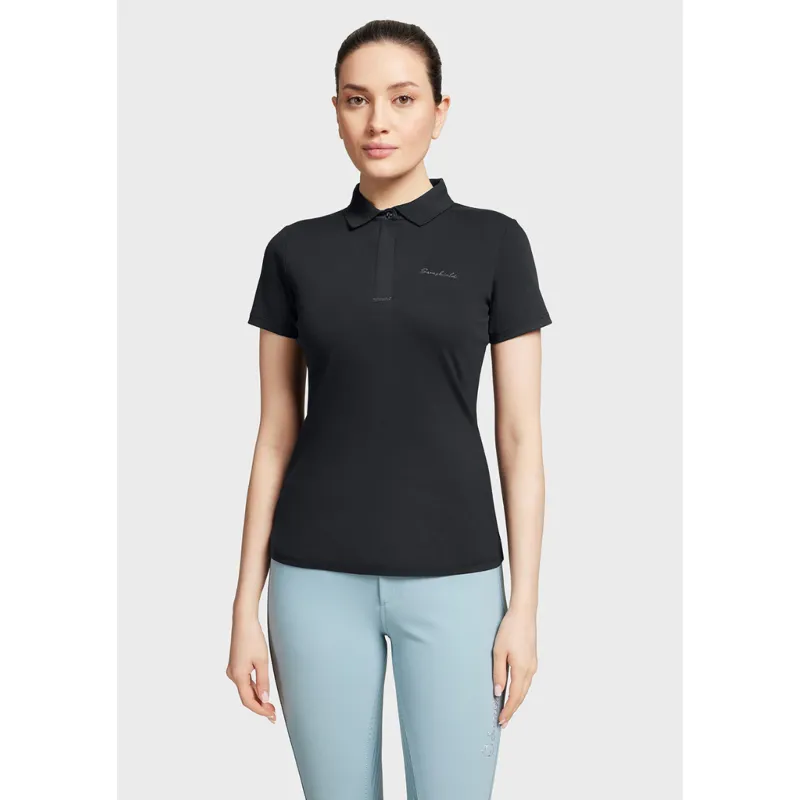 Samshield Ladies Celine Polo Top Black