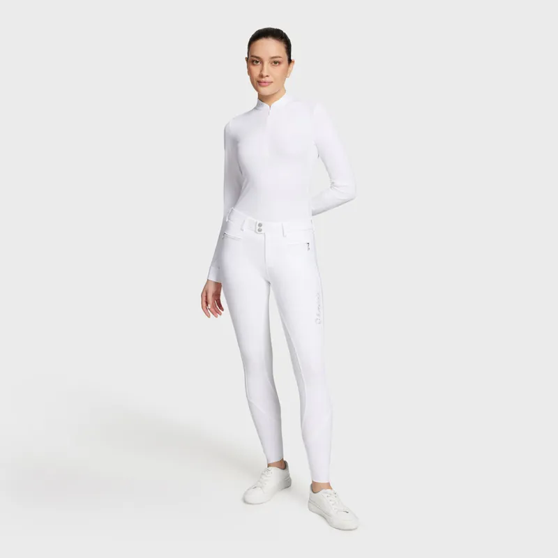 Samshield Ladies Diane Full Grip Breeches White