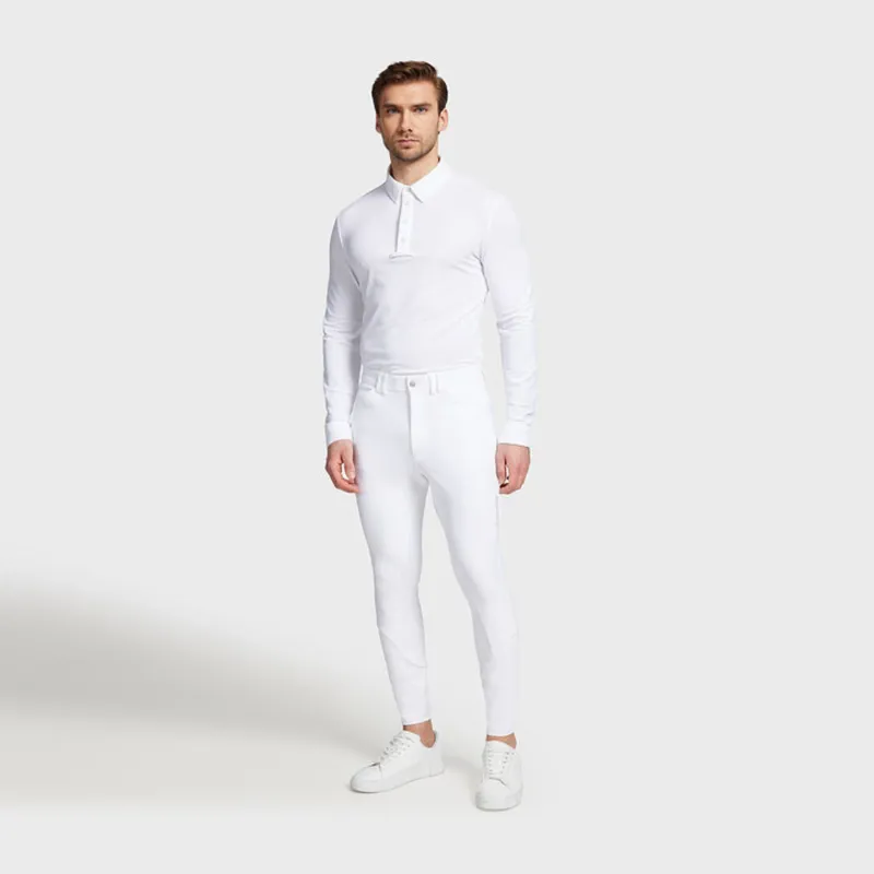 Samshield Mens Rapheal Matt Knee Grip Breeches White