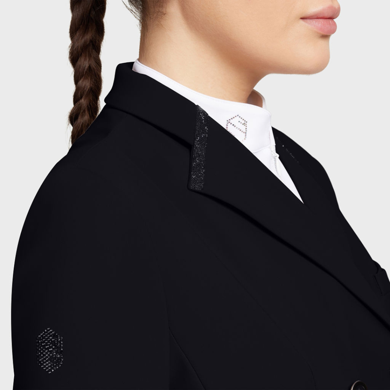 Samshield Ladies Short Frac Premium Competition Jacket Full Black-1