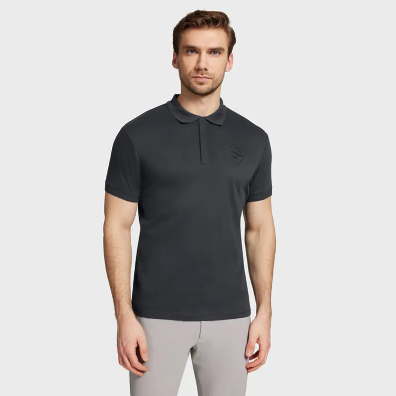 Samshield Mens Darius Polo Top Black