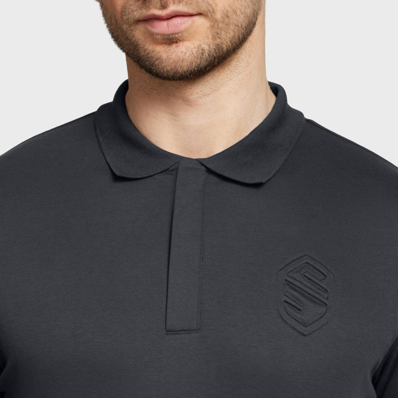 Samshield Mens Darius Polo Top Black-2