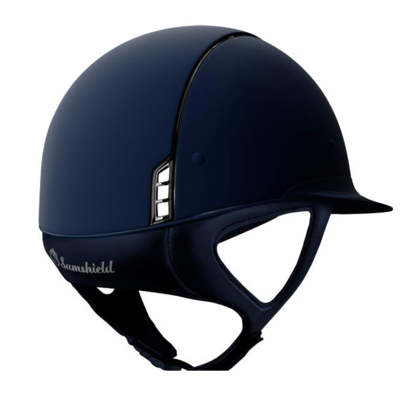 Miss Shield Shadowmatt Riding Hat Blue-1
