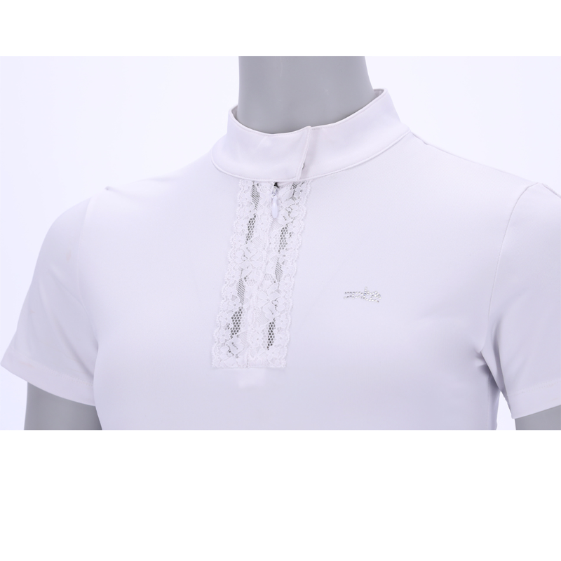 Schockemohle Ladies SP Christina Style Show Shirt White-2