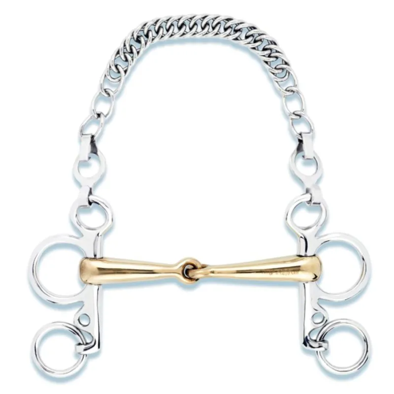 Stubben Pelham Sweet Copper Bit Single Jointed