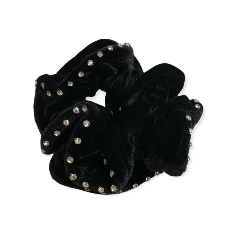 Hair Scrunchie -Velvet / Crystal