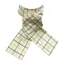 Equetech Tattersall Checked Stock in Black/Gold