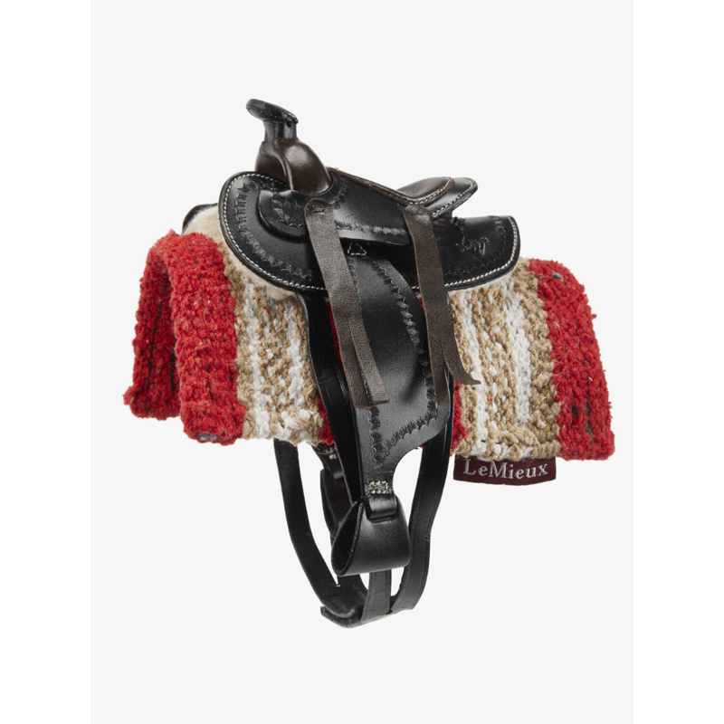 LeMieux Toy Pony Western Saddle Black One Size-2