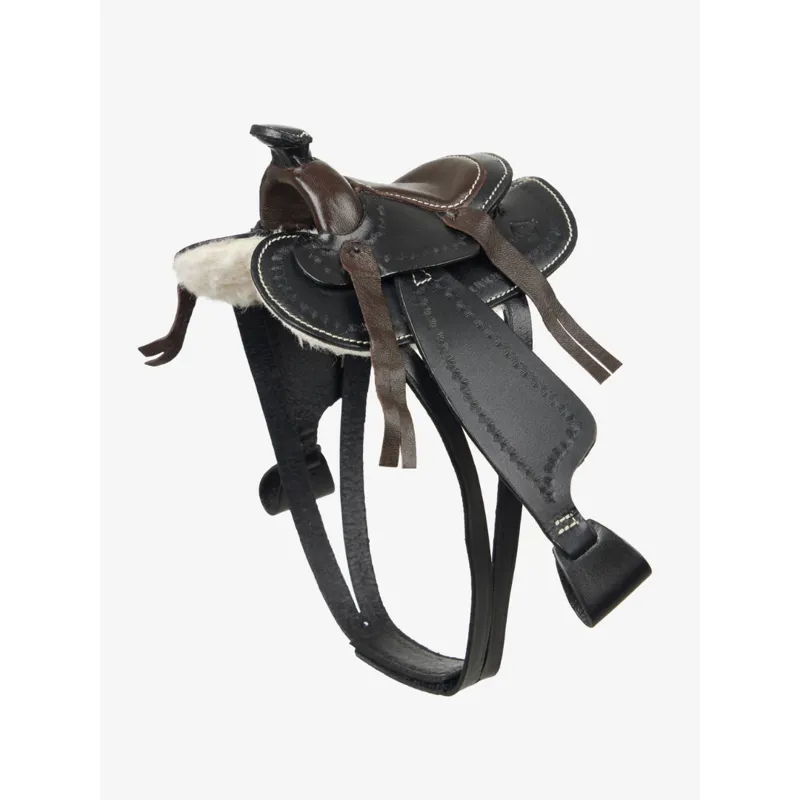 LeMieux Toy Pony Western Saddle Black One Size