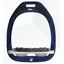 Flex-On Green Composite Stirrups Ultra Grip Inclined Navy - Grey - Grey