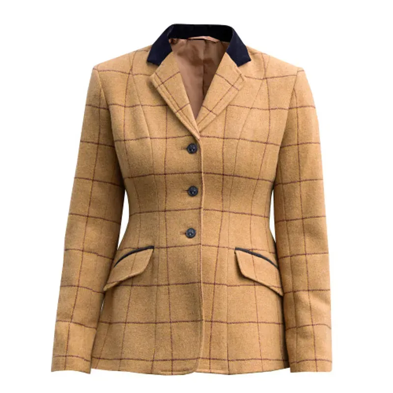 Equetech Wheatley Deluxe Tweed Riding Jacket in Brown